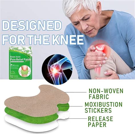 Flexiknee Natural Knee Pain Patch, Knee Joint Pain Relief Patch | eBay