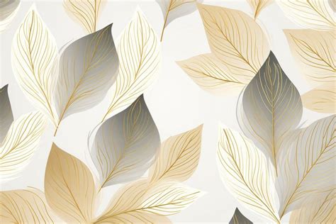 Leaf line art backgrounds wallpaper | Free Photo Illustration - rawpixel