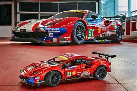 LEGO Technic (42125) Ferrari 488 GTE "AF CORSE #51" Unveiled, Has 1677-Pieces - The Flighter