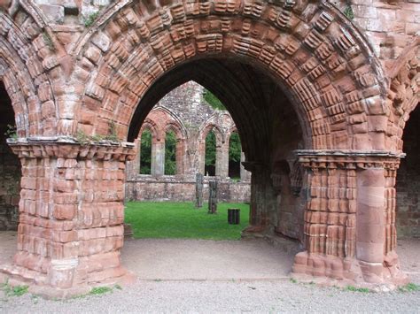 Cloister at Furness Abbey in Cumbria Cloister, Cumbria, British Isles ...