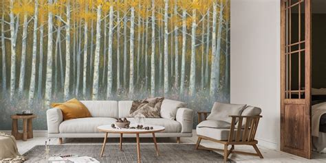 Forest Dusk Wall Mural | Wallsauce US