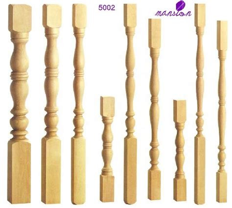 Cnc Lathe Solid Wood Stair Spindles For House Railing - Buy Wood Stair Spindles,Wooden Spindles ...