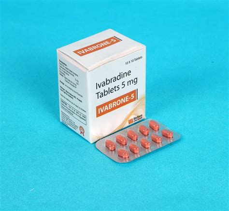 Ivabradine Tablet 5 Mg, WHO GMP CERTIFIES at Rs 481.2/stripe in Jaipur | ID: 26391163688