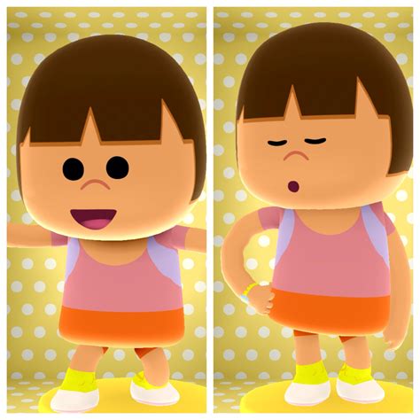 Take your backpack. It's Dora using the toca boca's app called toca mini -nahsee | Mickey mouse ...