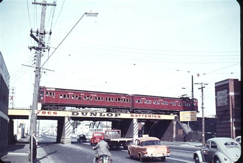 Weston Langford104831: Port Melbourne Line at Clarendon Street Up Port Melbourne Suburban 2-car ...