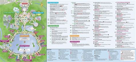 Epcot Map Walt Disney World - Updated May 2022! | Disney world map, Epcot map, Epcot rides