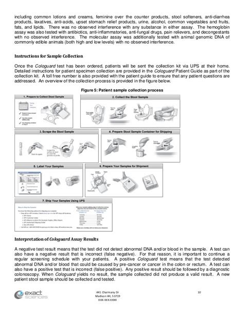 Cologuard (colorectal cancer test) physician labeling_fda