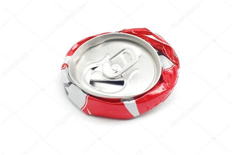 Crushed soda can — Stock Photo © ibogdan #34585661