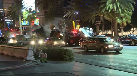 Check out this behind the scenes footage of Jason Bourne Vegas car chase