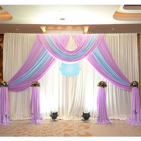 Wedding Stage Curtain Decoration