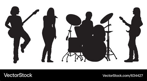 Singing band Royalty Free Vector Image - VectorStock