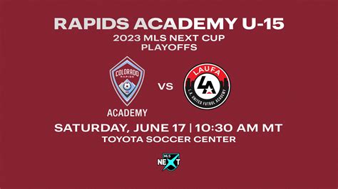 Colorado Rapids Academy’s U-15 team to compete in 2023 MLS NEXT Cup Playoffs | Colorado Rapids