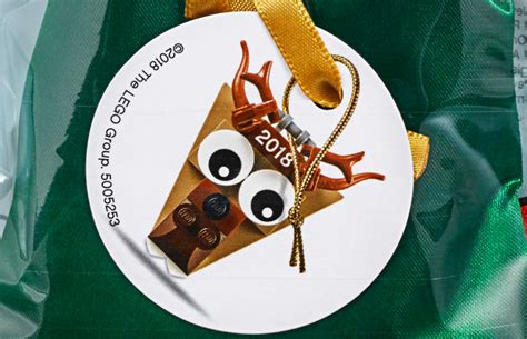 LEGO Christmas Ornament Reindeer Head (5005253) Polybag Revealed