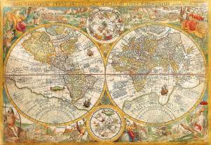 Puzzle Antique World Map Clementoni-32557 2000 pieces Jigsaw Puzzles ...