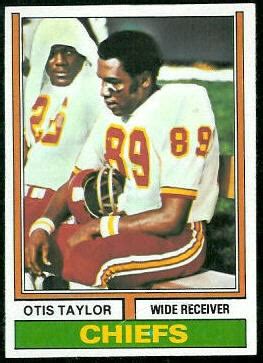 1974 Topps Football Card #520: Otis Taylor