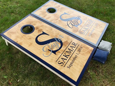 Wedding Cornhole Boards Pro Quality, Wedding Cornhole, Monagrammed ...