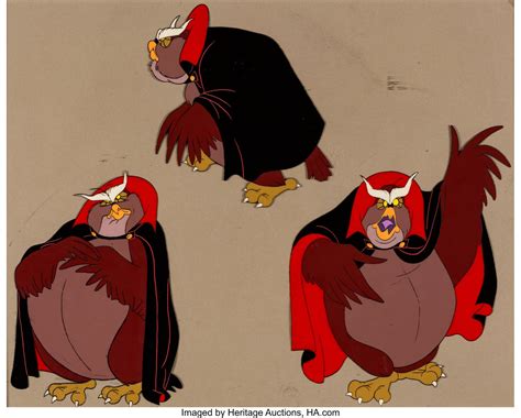 Rock-a-Doodle Villain Grand Duke Appears on Color Model Cel