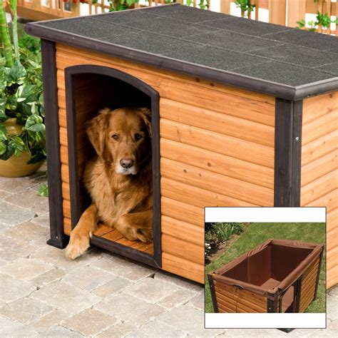 Precision Extreme Outback Log Cabin Dog House, Large - Walmart.com - Walmart.com