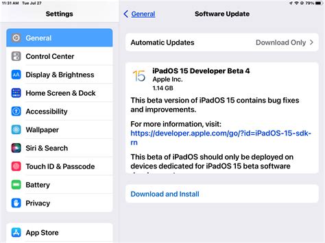 iOS 15 Beta 4 & iPadOS Beta 4 Released to Download