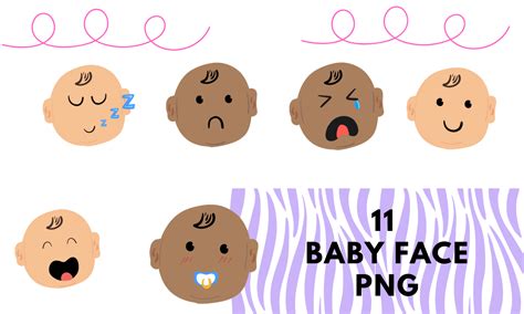 Baby Face Emotion Graphic by Oatmeal · Creative Fabrica