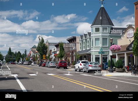 Downtown Troutdale Oregon Stock Photo - Alamy