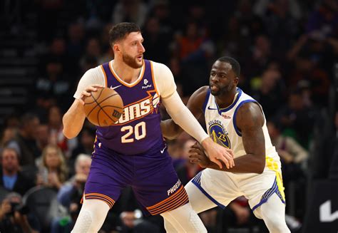 Draymond Green And Jusuf Nurkic Exchange Words During First Meeting ...