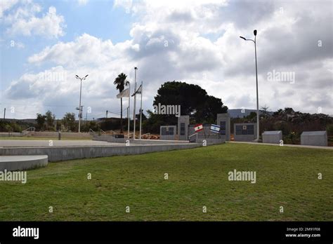 The Good Fence Monument - Lebanon Israel Border Stock Photo - Alamy