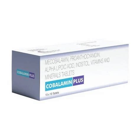 Cobalamin Plus Tablet, 10 X 10 at Rs 230/box in Chennai | ID: 26171032233