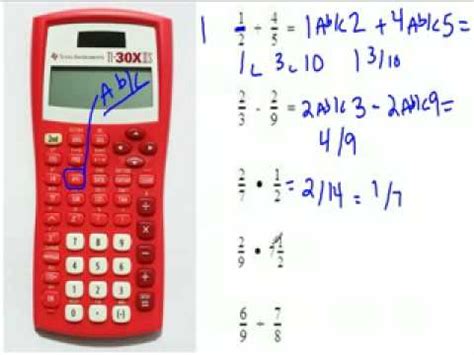 Fractions using a Calculator - YouTube