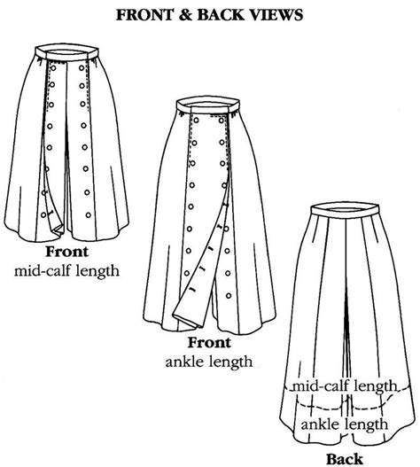 Folkwear Big Sky Riding Skirt Cowgirl Western Split Skirt - Etsy in 2023 | Skirt patterns sewing ...