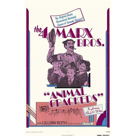 Animal Crackers - movie POSTER (Style A) (11" x 17") (1974) - Walmart ...