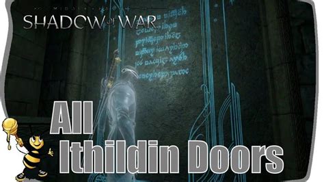 SHADOW OF WAR Legendary Bright Lord Set ITHILDIN DOORS All Poems #games #videogames | Shadow ...