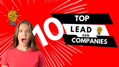 Top 10 Lead Generation Companies For Each Major Industry (40 Total)