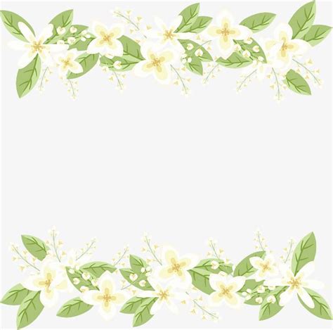 Small Fresh Border PNG Image, Small Fresh White Flower Border, Flower ...