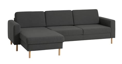 Sofá SVALBARD chaise longue gris oscuro | JYSK