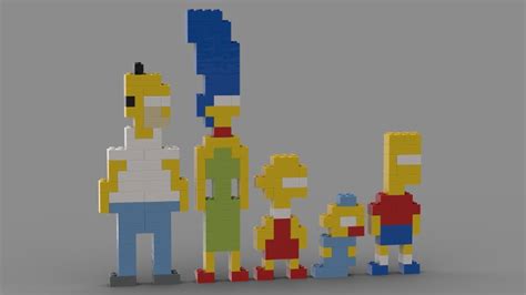 The Simpsons - Couch Gag from BrickLink Studio [BrickLink]