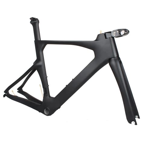 Cheap OEM for carbon time trial TT bike frameset with adjustable stem carbon triathlon bike ...