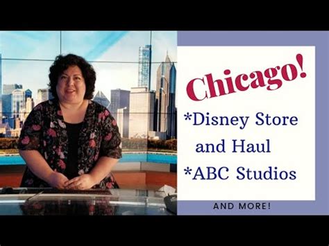 Disney Store Chicago | ABC Studios Tour | Chicago Trip - YouTube