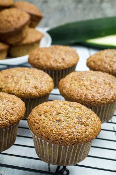 Gluten Free Zucchini Bread Muffins • Dishing Delish