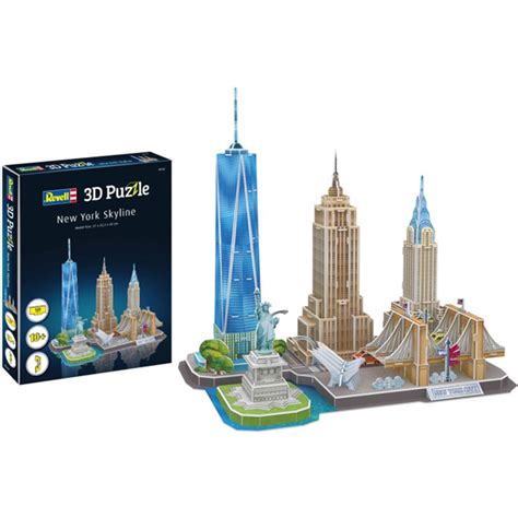 New York Skyline 3D Puzzle - John Ayrey Die Casts