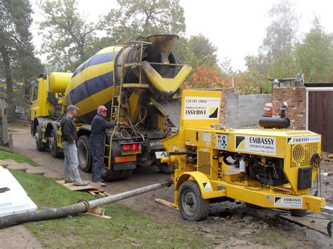 MAYCO LS400 Trailer-Mounted Concrete Pump Hire • Embassy Concrete Pumping