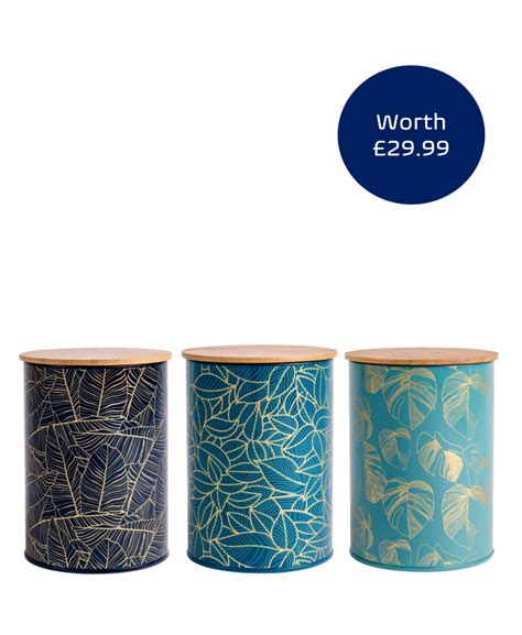 Botanicals Storage Canister set of 3 | Beau & Elliot