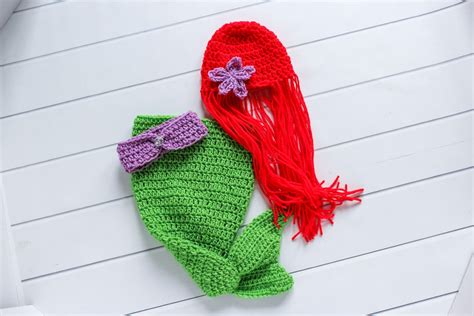 Ariel Inspired Costume Mermaid Costume Baby Mermaid Baby - Etsy