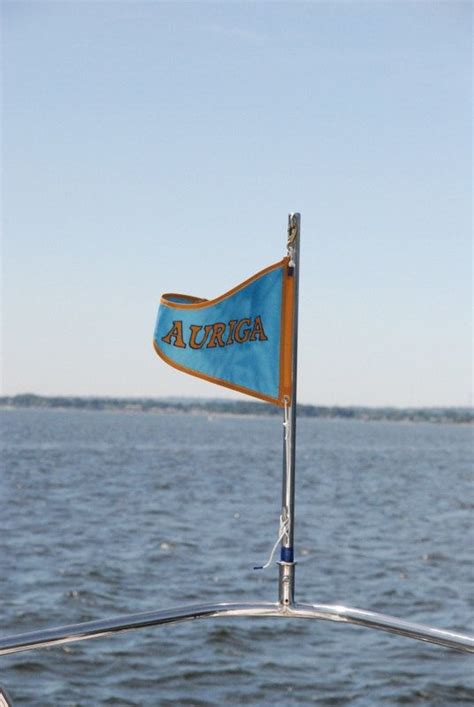 Nautical Flag Pennant Custom Made with Your Boat by theflagchick, $45. ...