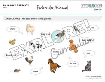 Spanish Animals, Animal Sounds, and Babies: Engaging, Low-Prep EDITABLE ...