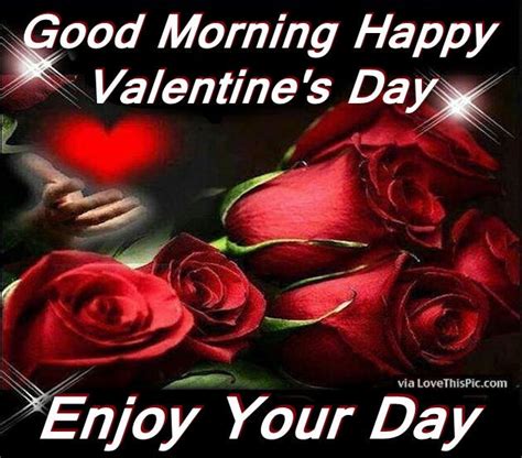 Good Morning Happy Valentine's Day Enjoy Your Day Pictures, Photos, and ...