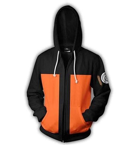 Aesthetic Cosplay - Naruto Shippuden Orange Hoodie - Walmart.com - Walmart.com