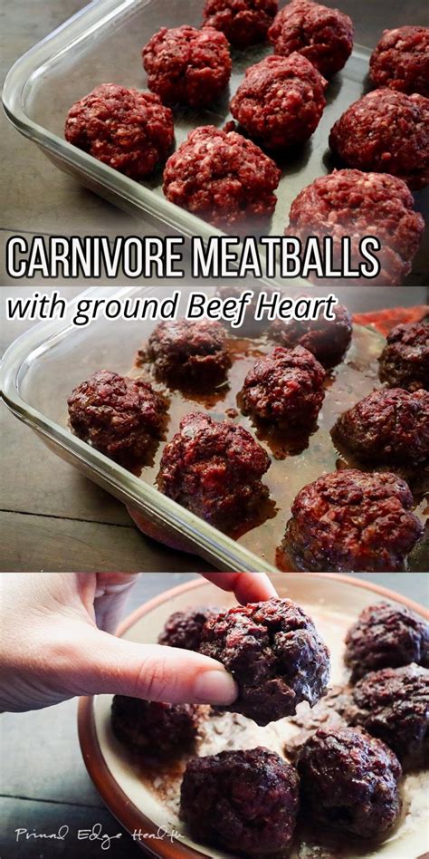 Easy Beef Heart Meatballs