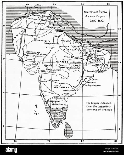 The Mauryan Empire Map