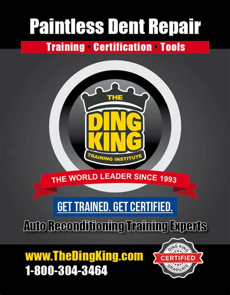 Ding King Brochure - PDR Training | Paintless Dent Repair School